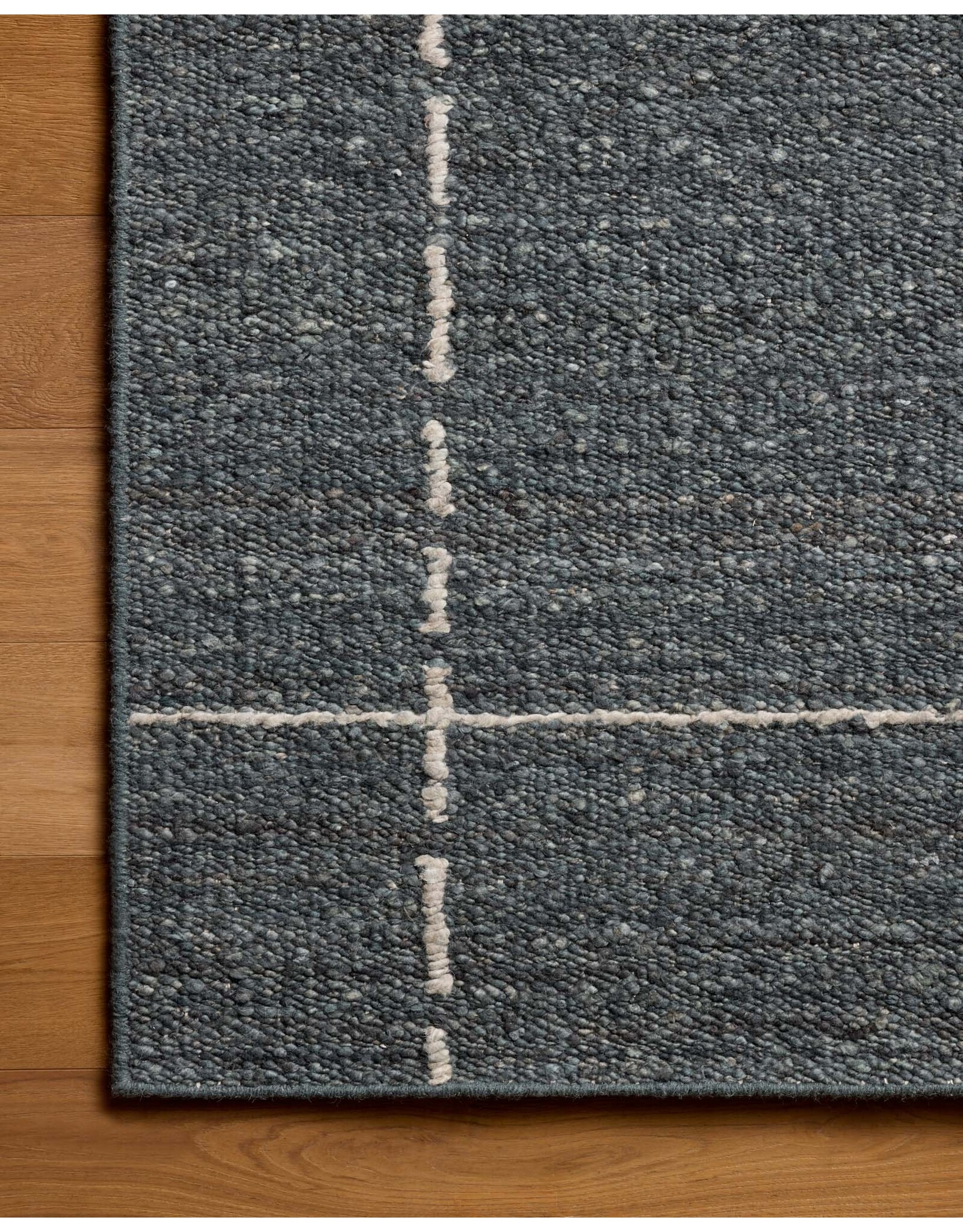 Magnolia Home by Joanna Gaines × Loloi Ridge Rug - Denim/Mist RIG-01