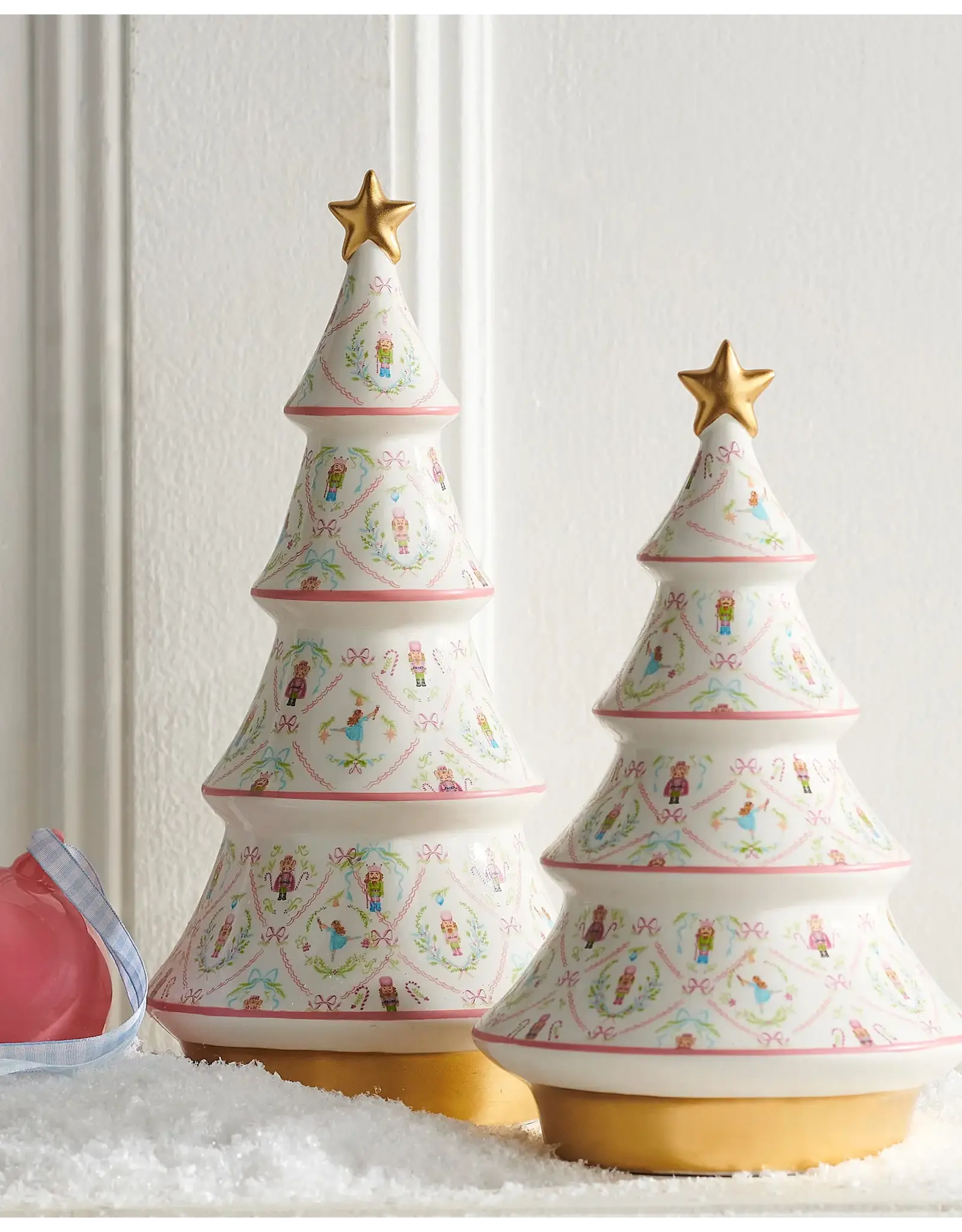 12" Nutcracker Suite Trees Set of 2
