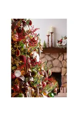 4" X 10 Yds Yuletide Stripes Wired Ribbon