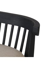 Tullio Counter Stool, Black Ash