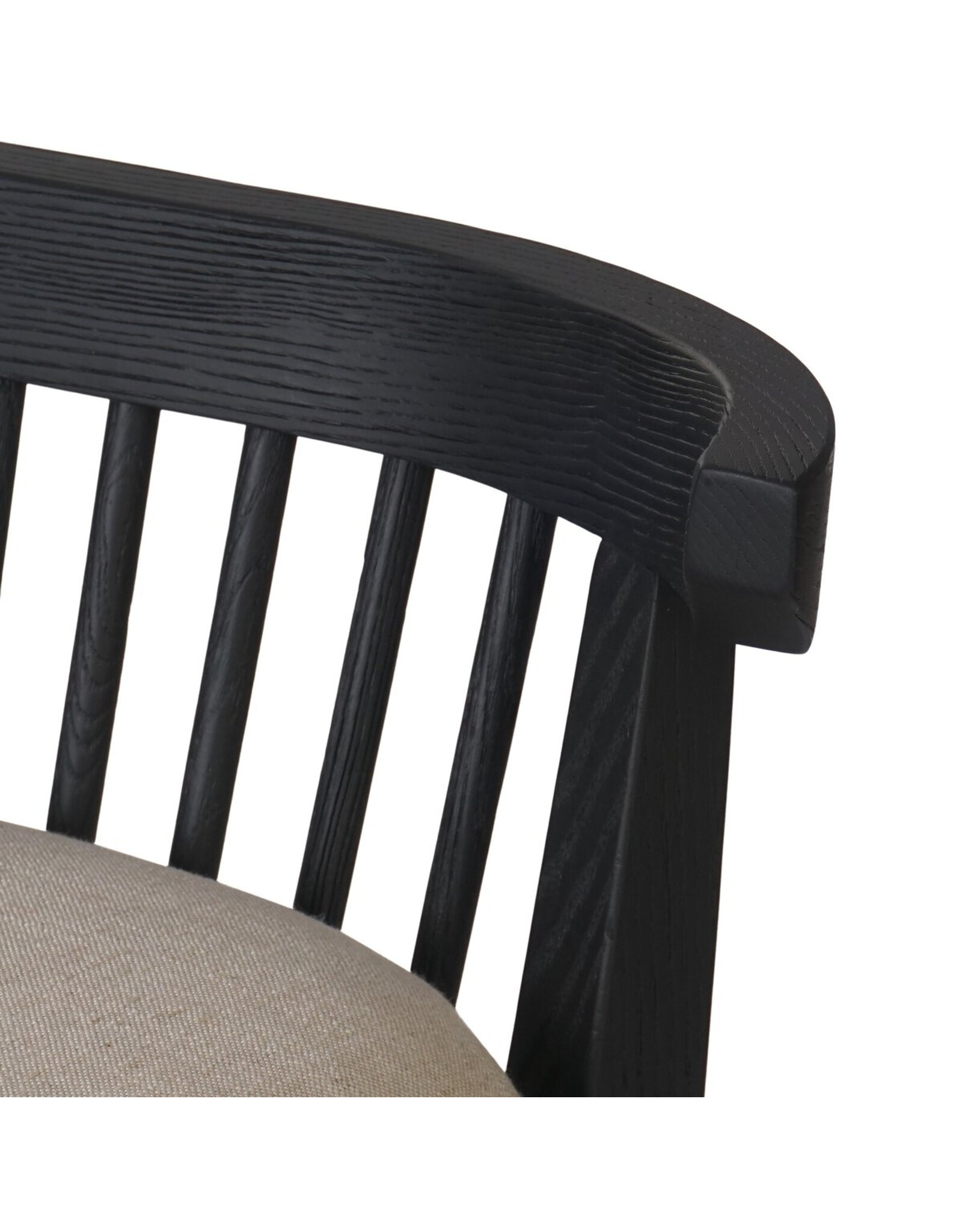 Tullio Counter Stool, Black Ash