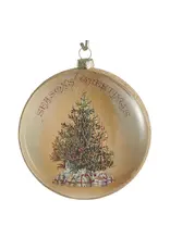 4.75" Season's Greetings Disc Ornament