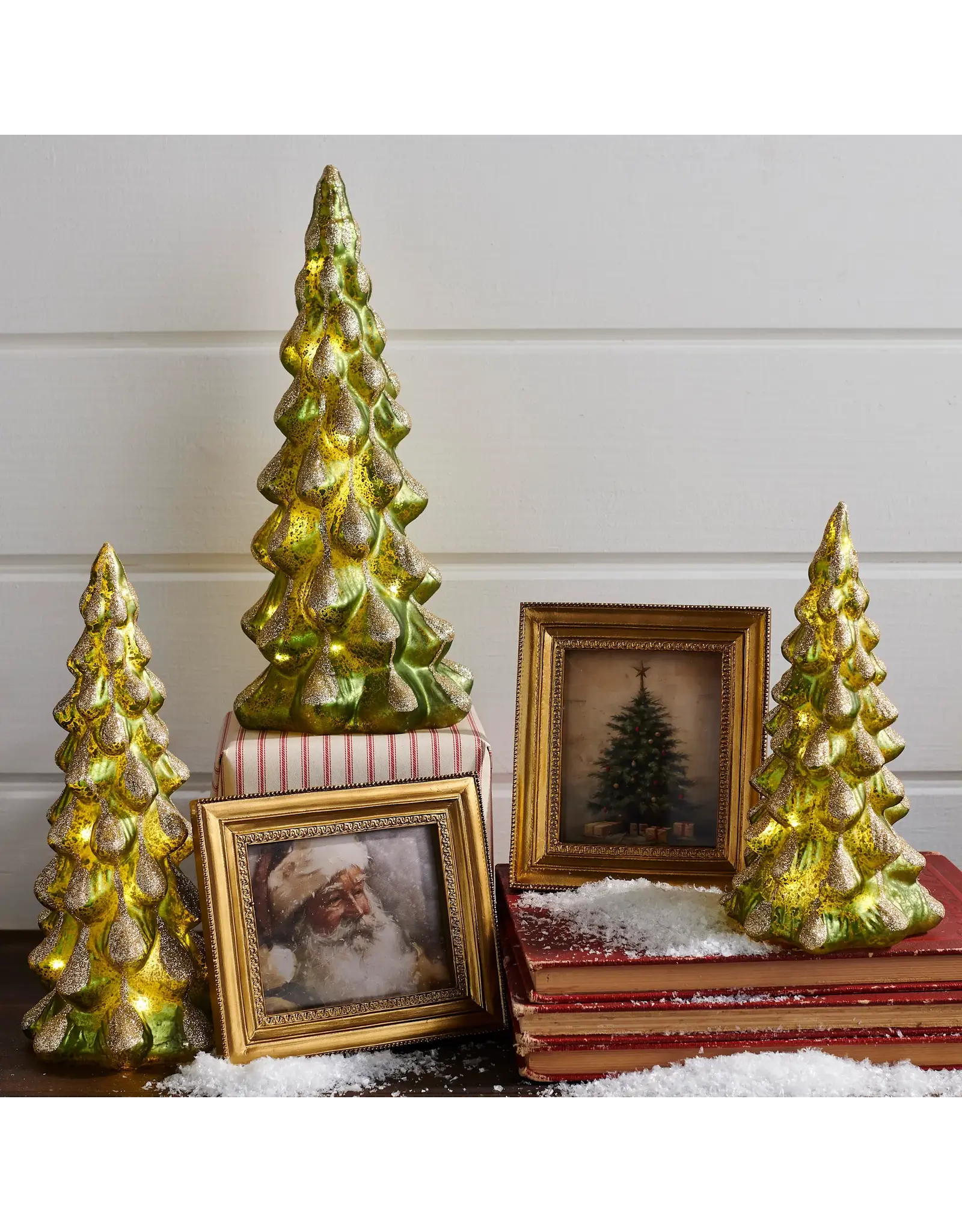 6" Gilded Christmas Framed Art