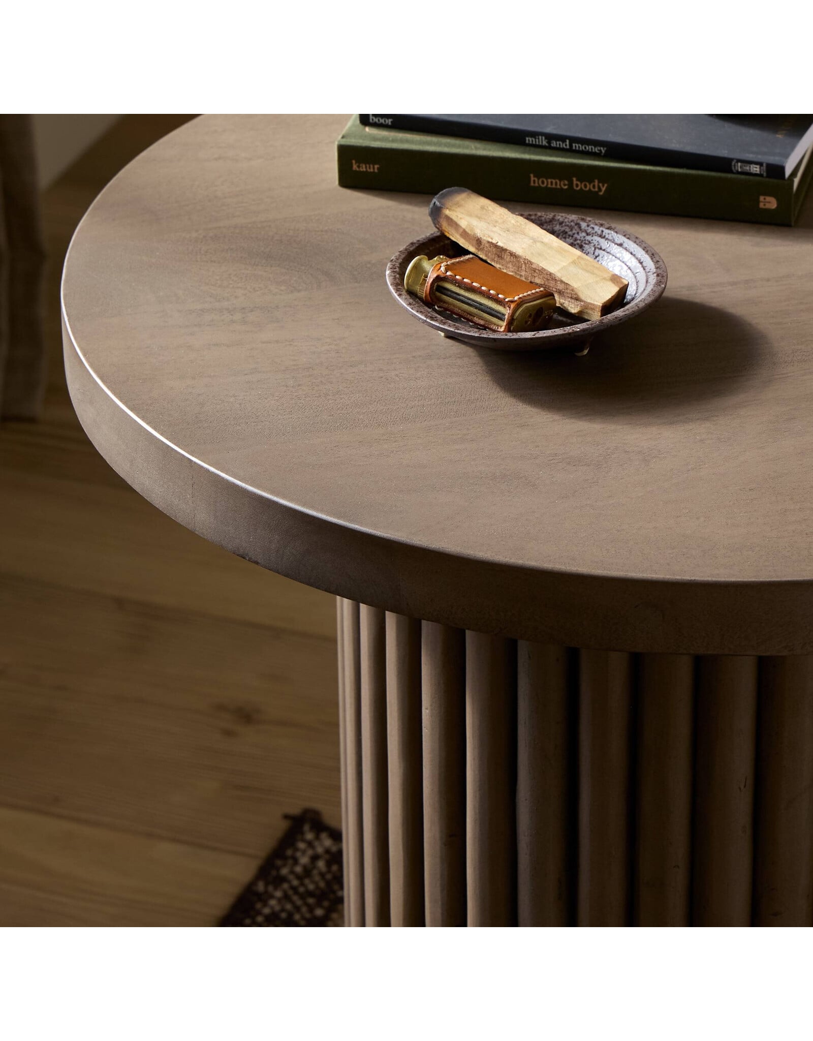 Rutherford End Table - Reclaimed Ashen Brow