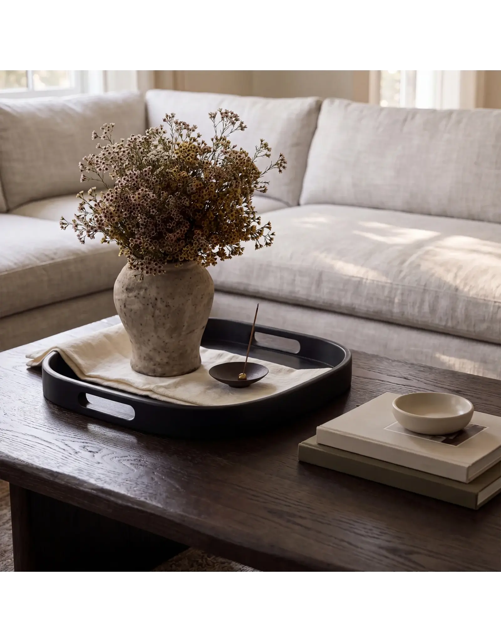 Matera Tray, Black