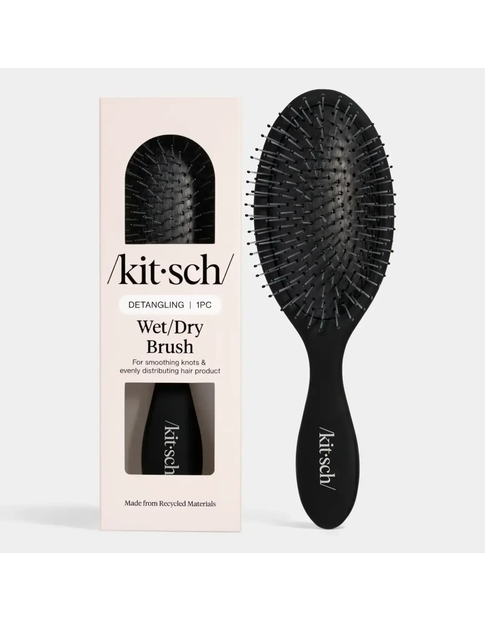 Recycled Plastic Wet/Dry Brush, Black