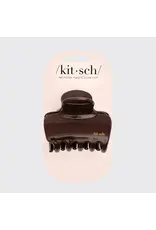 Recycled Plastic Puffy Cloud Clip, Chocolate