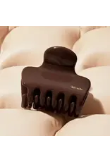 Recycled Plastic Puffy Cloud Clip, Chocolate