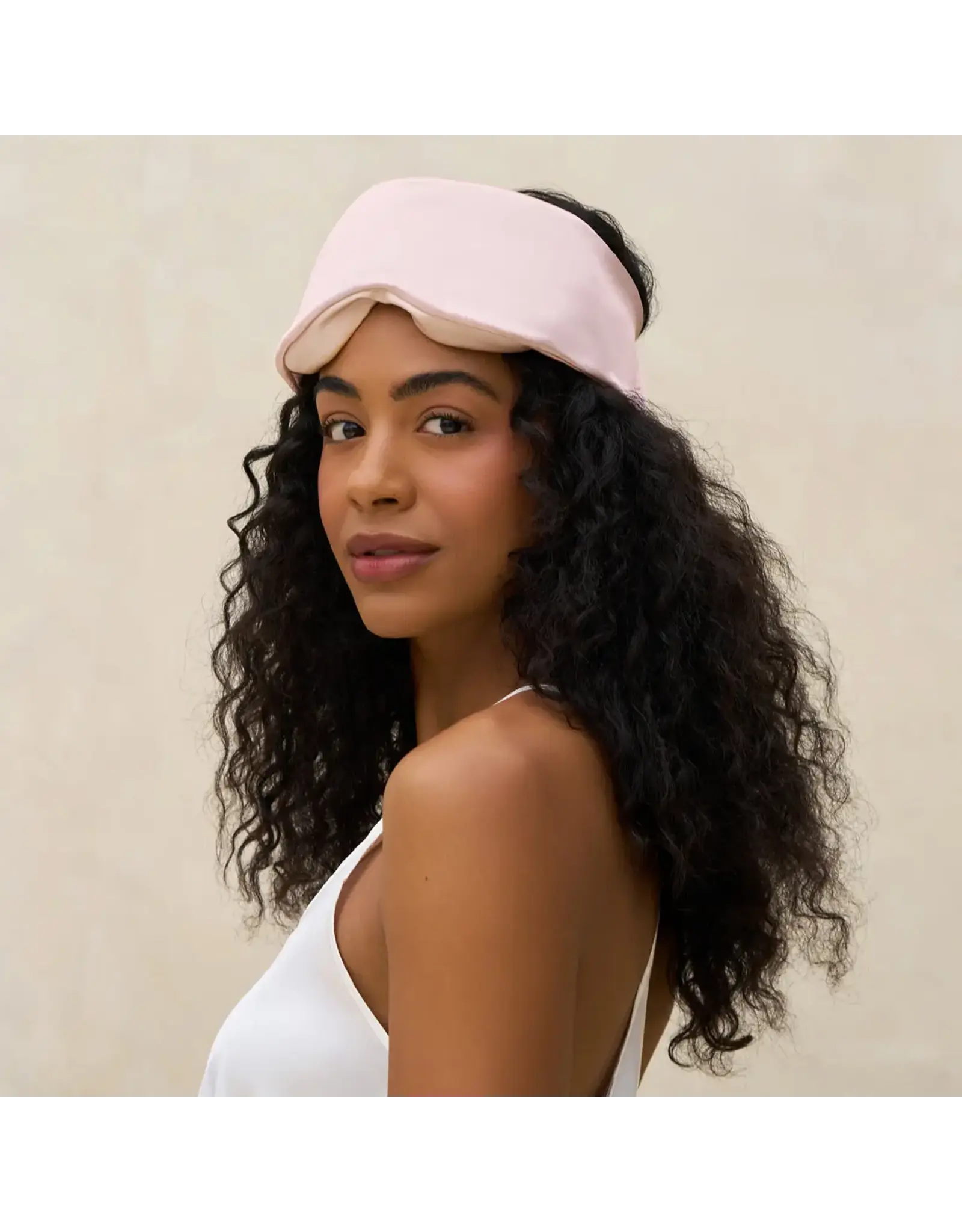 Blush Contour Pillow Eye Mask