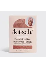 Terracotta Plush Microfiber Hair Towel