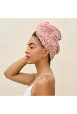 Terracotta Plush Microfiber Hair Towel