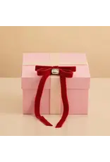 Velvet & Gemstone Bow Hair Clip