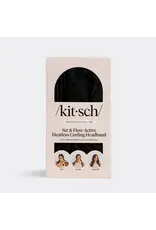 Set & Flow Heatless Curling Headband, Black