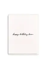 Birthday Love Card