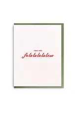 Fa-la-la-less Holiday Card