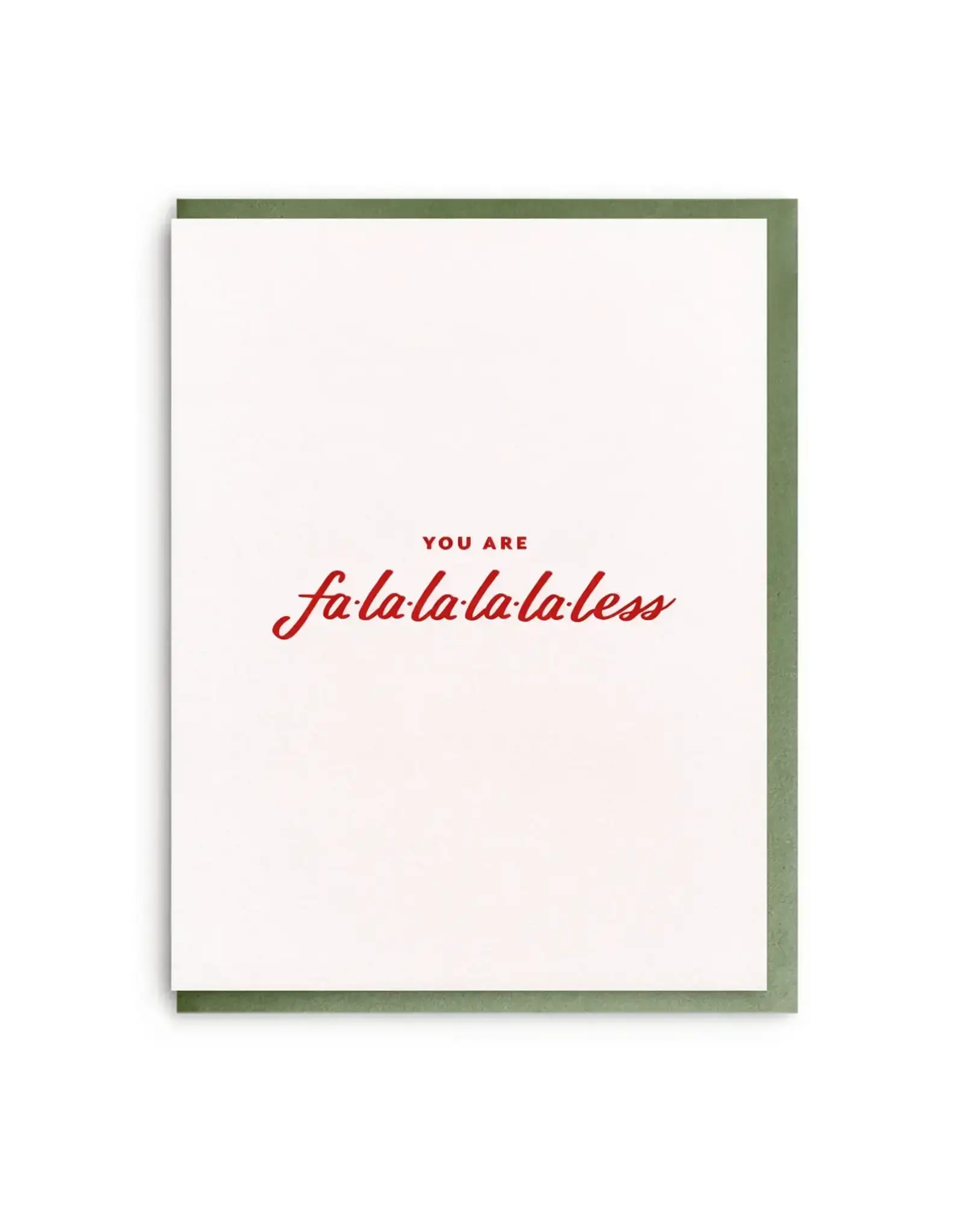 Fa-la-la-less Holiday Card