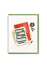 Nice Not Naughty Holiday Card