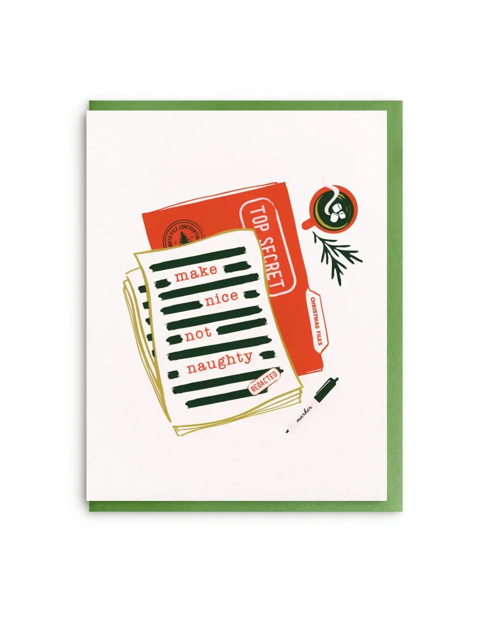Nice Not Naughty Holiday Card