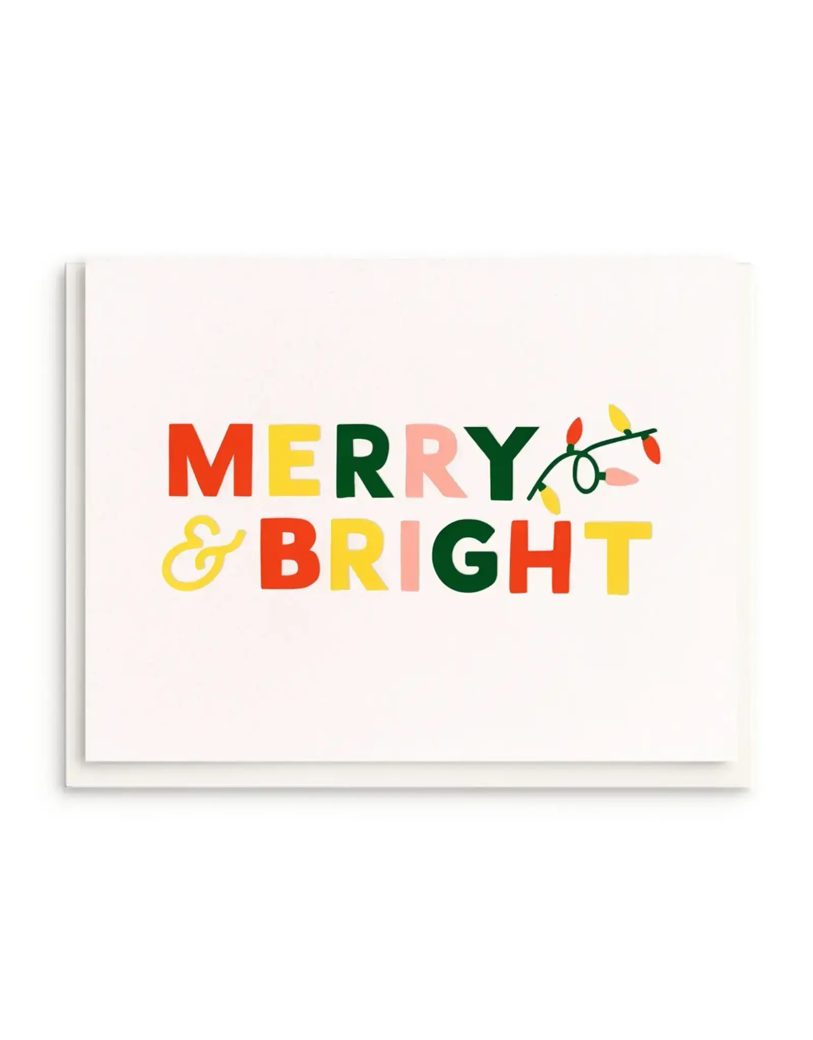 Merry & Bright Holiday Card