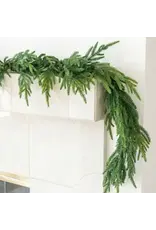 Faux Christmas Garland, Norfolk Pine, 60"