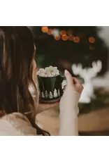 Pine Trees Stoneware Coffee Mug