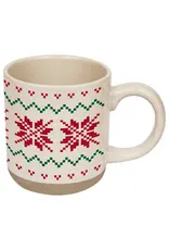 Fair Isle Sweater Stoneware Mug