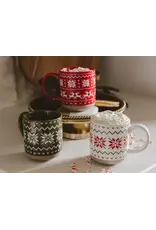 Fair Isle Sweater Stoneware Mug