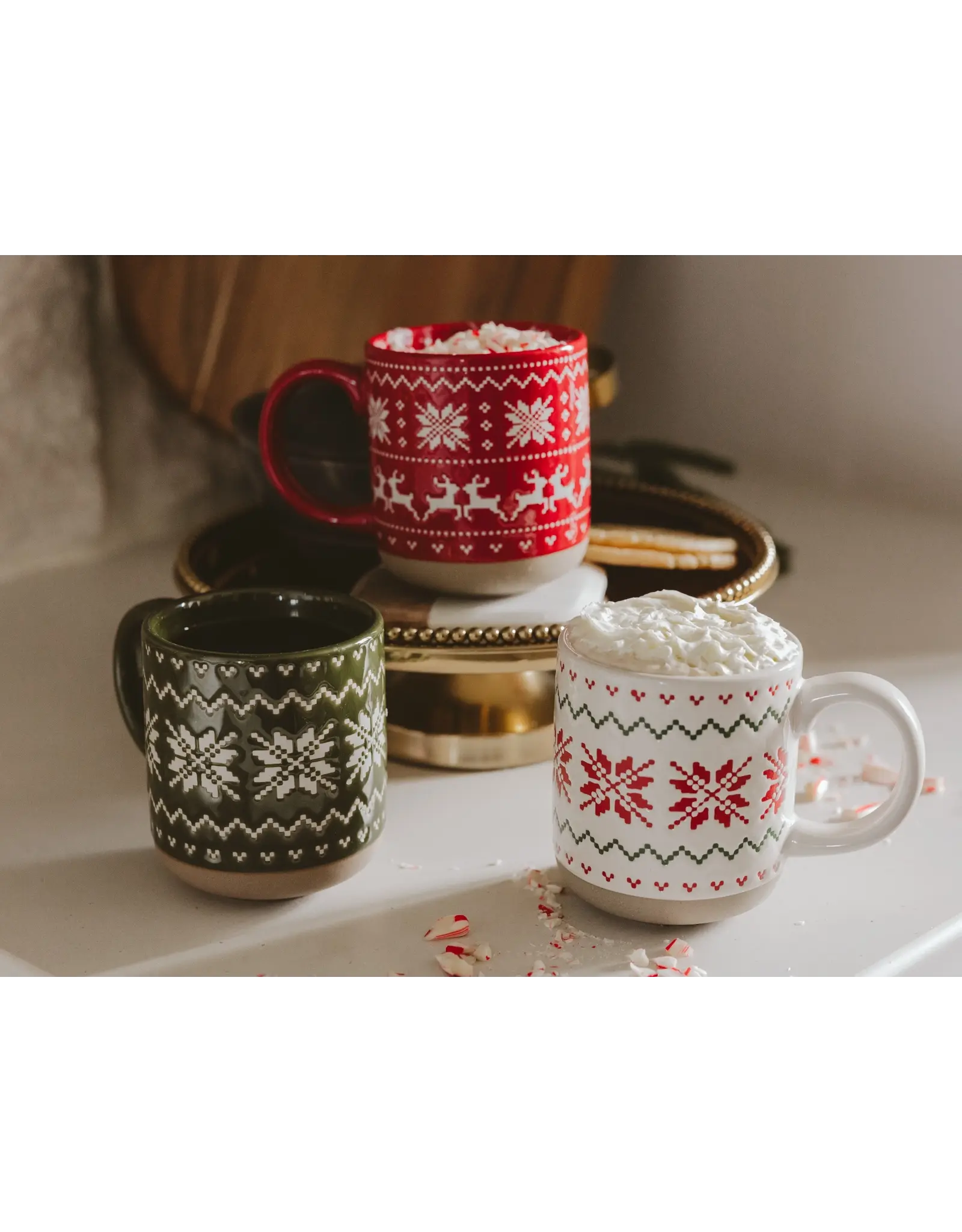 Fair Isle Sweater Stoneware Mug