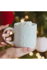Snowflakes Stoneware Coffee Mug