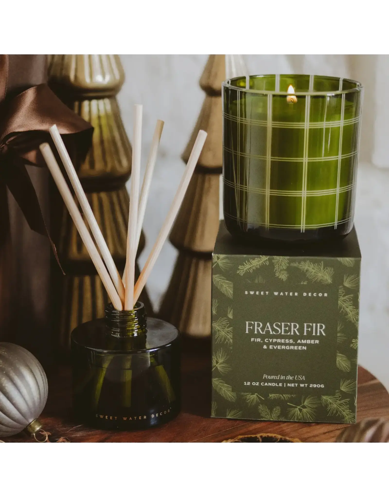 Fraser Fir 12ox Boxed Soy Candle