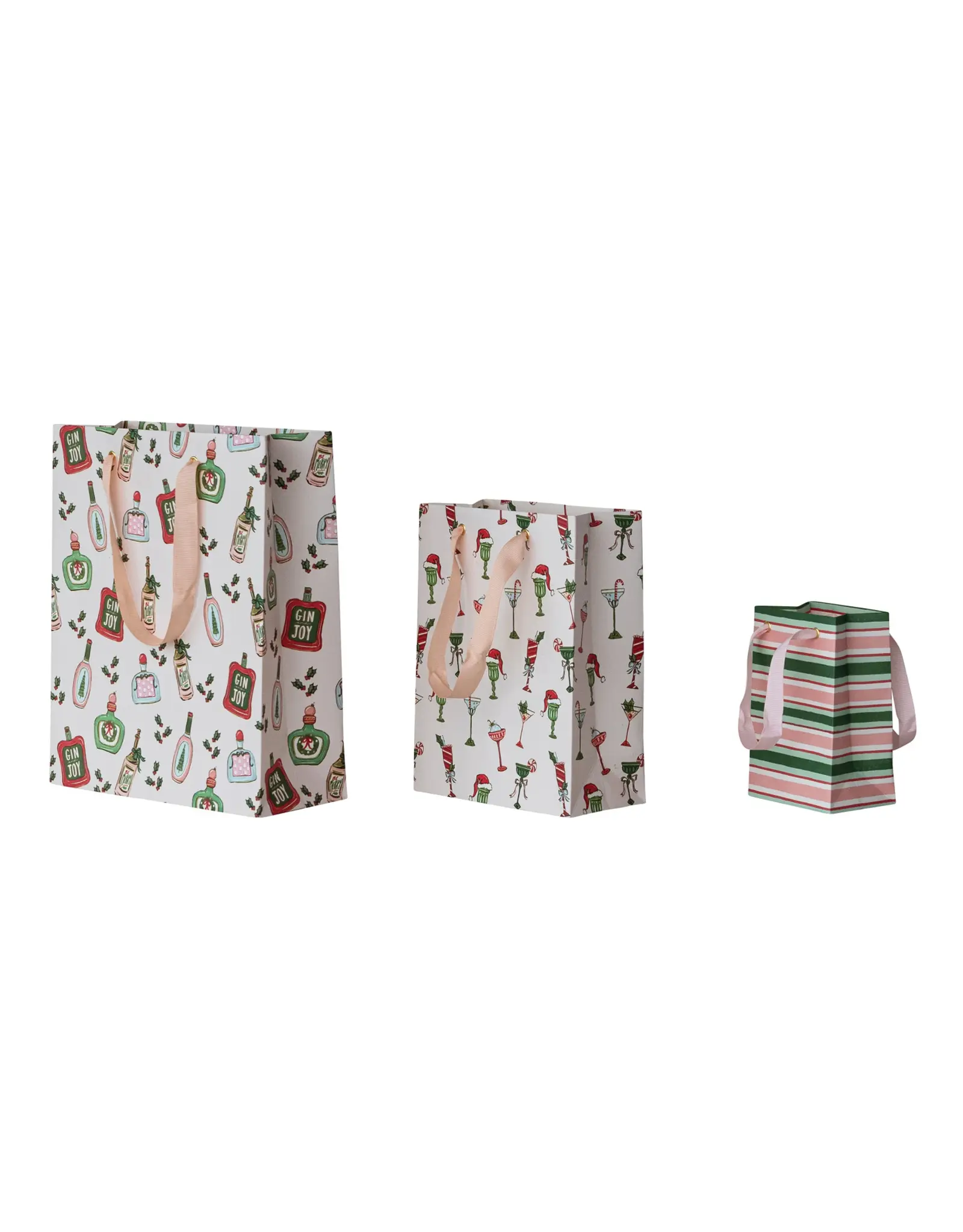 Gift Bag with Grosgrain Ribbon Handles, Medium