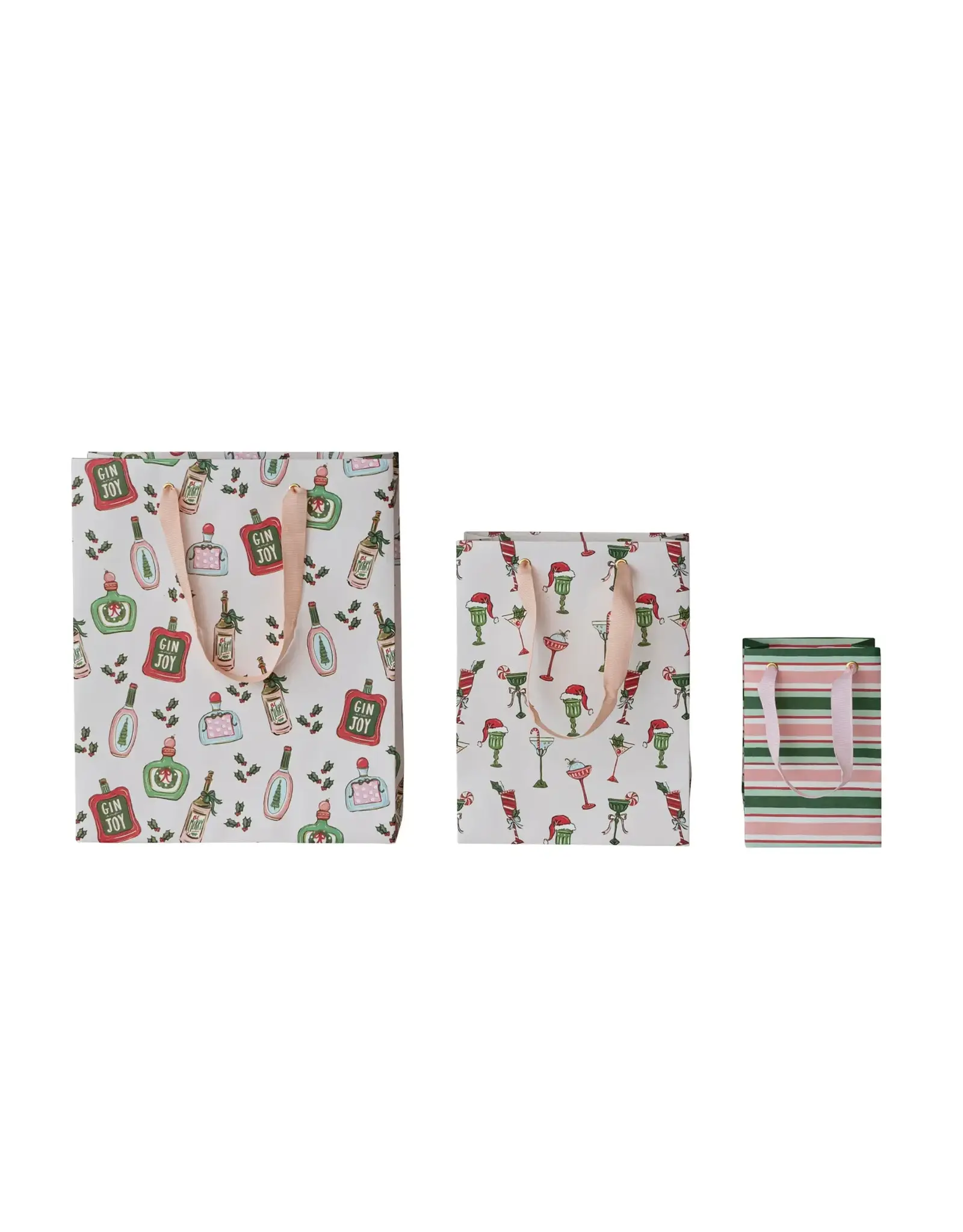 Gift Bag with Grosgrain Ribbon Handles, Small