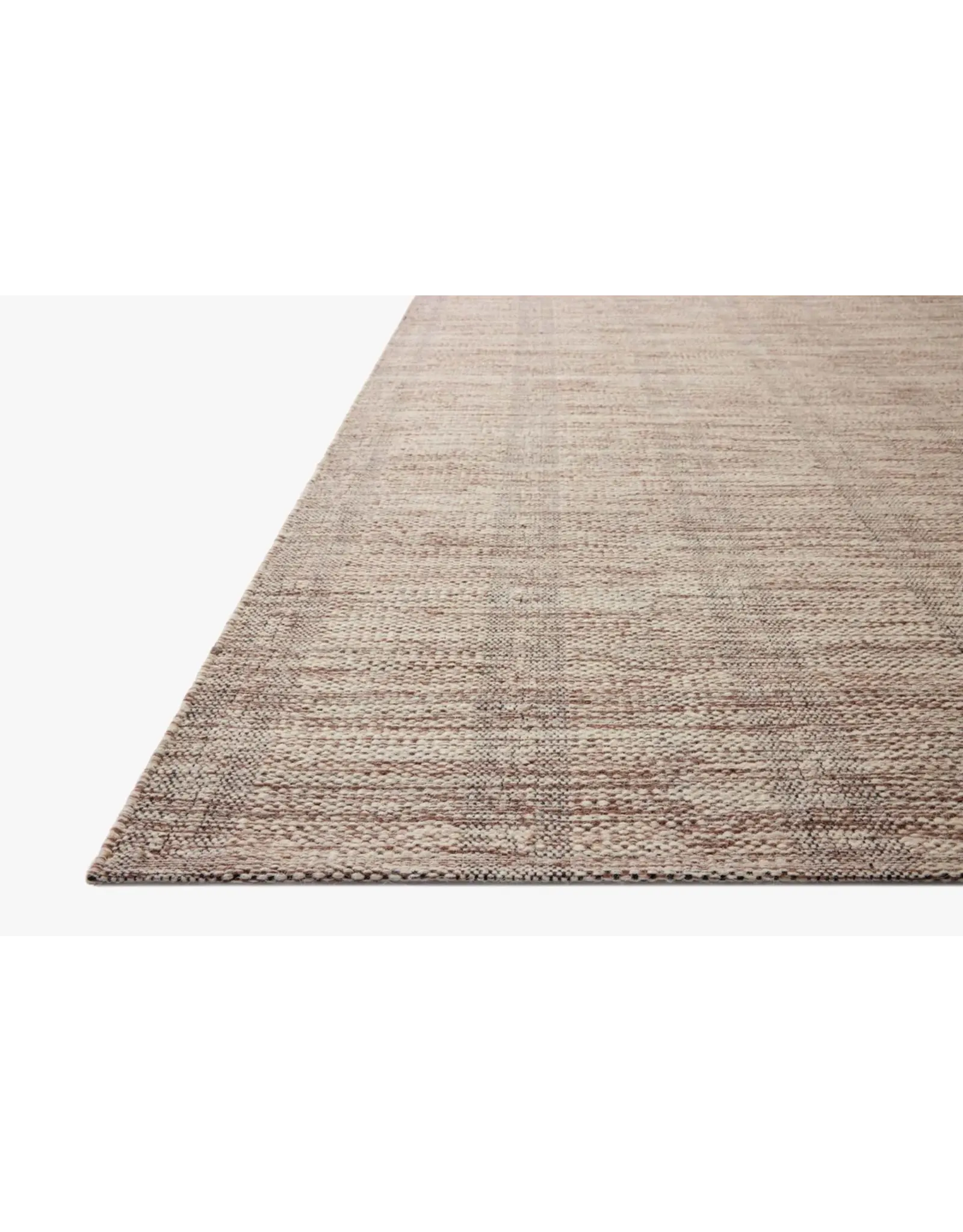Chris Loves Julia × Loloi Eugene Rug / Chestnut / Ivory EUG-01 in 5'0" x 7'6"