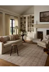 Chris Loves Julia × Loloi Eugene Rug / Chestnut / Ivory EUG-01 in 5'0" x 7'6"