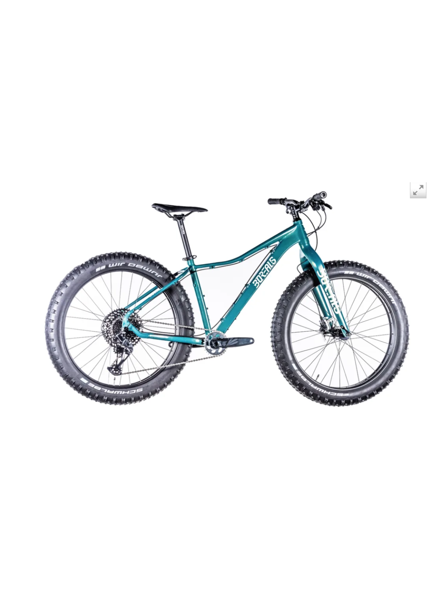Borealis Borealis Flume Fat bike 2022 MEDIUM, Sea Foam Green, NX Eagle, Mulefut wheels, VELOCITY HUB UPGRADE, Maxxis 26x4.8 tires