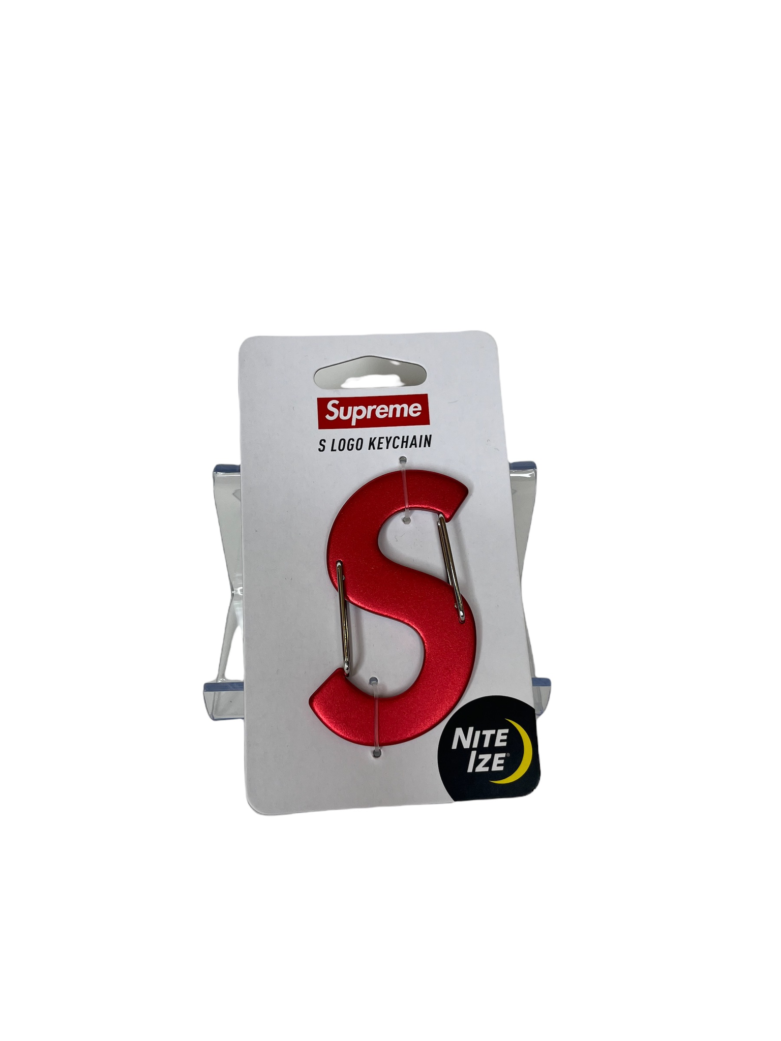 Supreme Nite Ize S Logo Keychain Red - Get in Where You Fit In