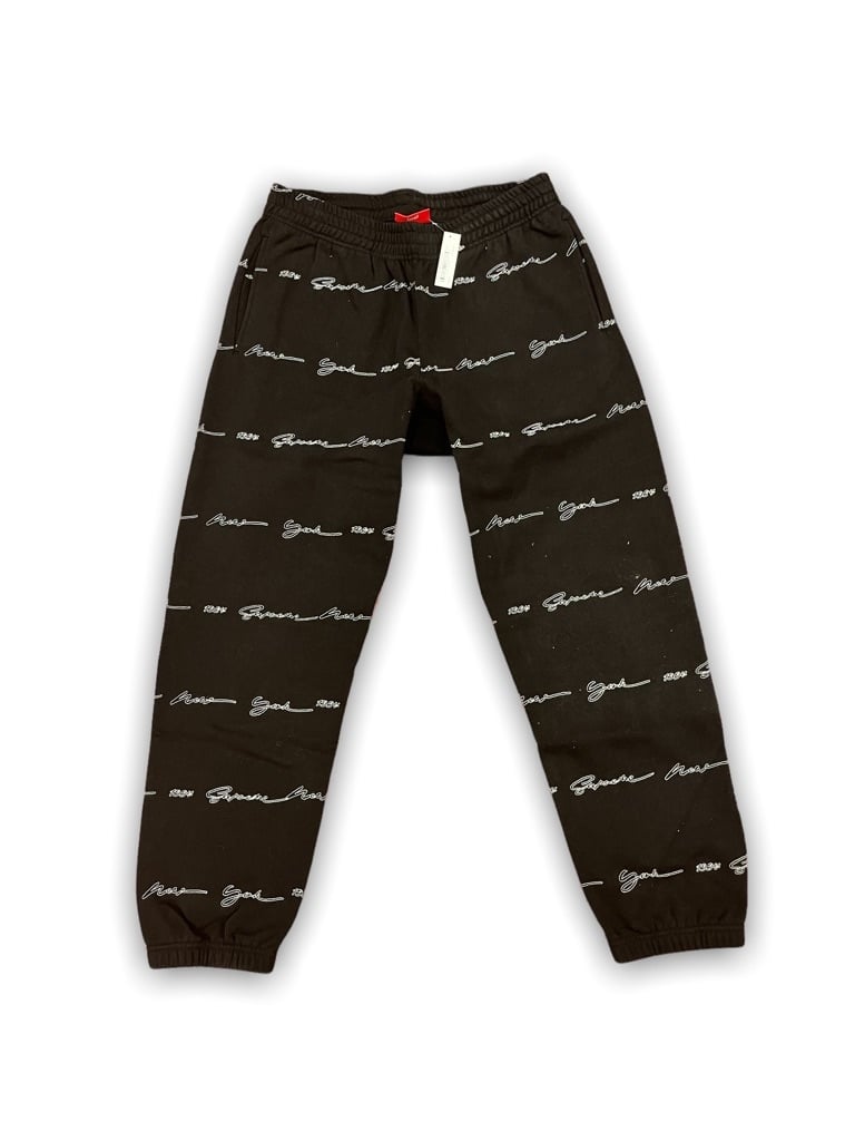 SUPREME シュプリーム 22SS Script Stripe Sweatpant スクリプトロゴ ...