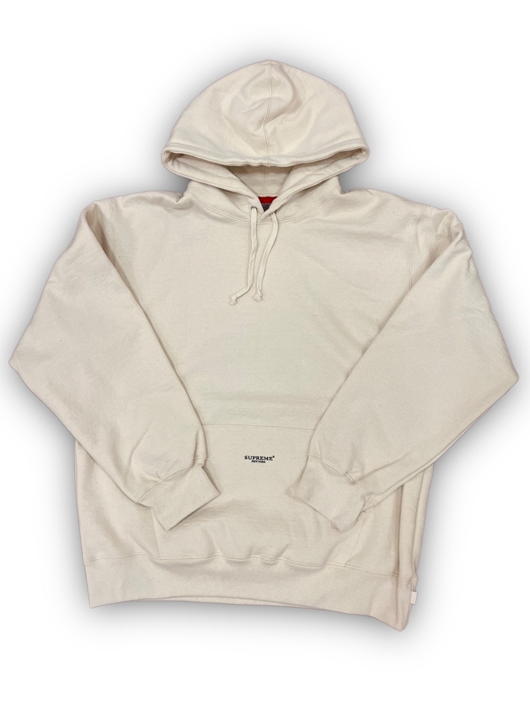 Supreme Micro Logo Hoodie Natural - Get 