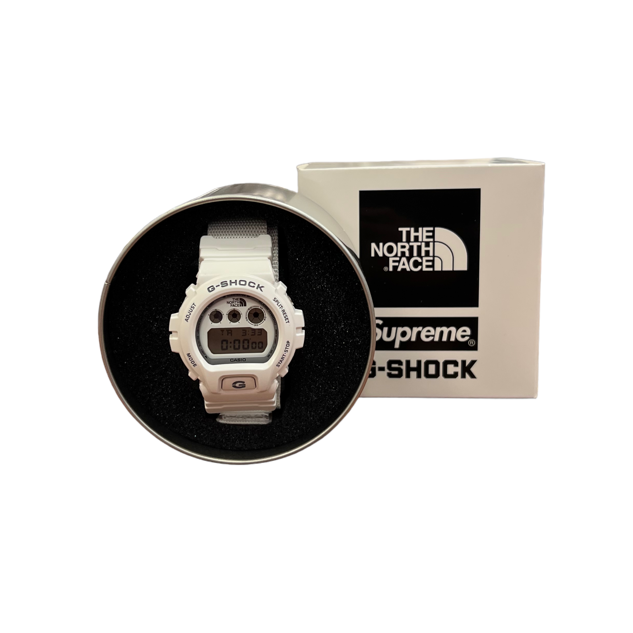 Supreme The North face G-shock White 黒 - 腕時計(デジタル)