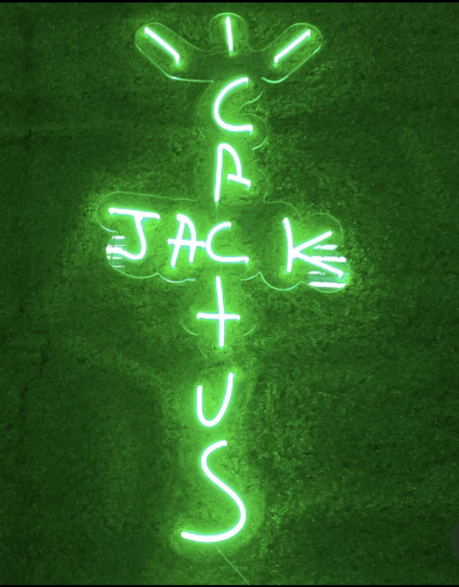 Cactus Jack CJ Neon Room Sign ネオン サイン - フロアスタンド