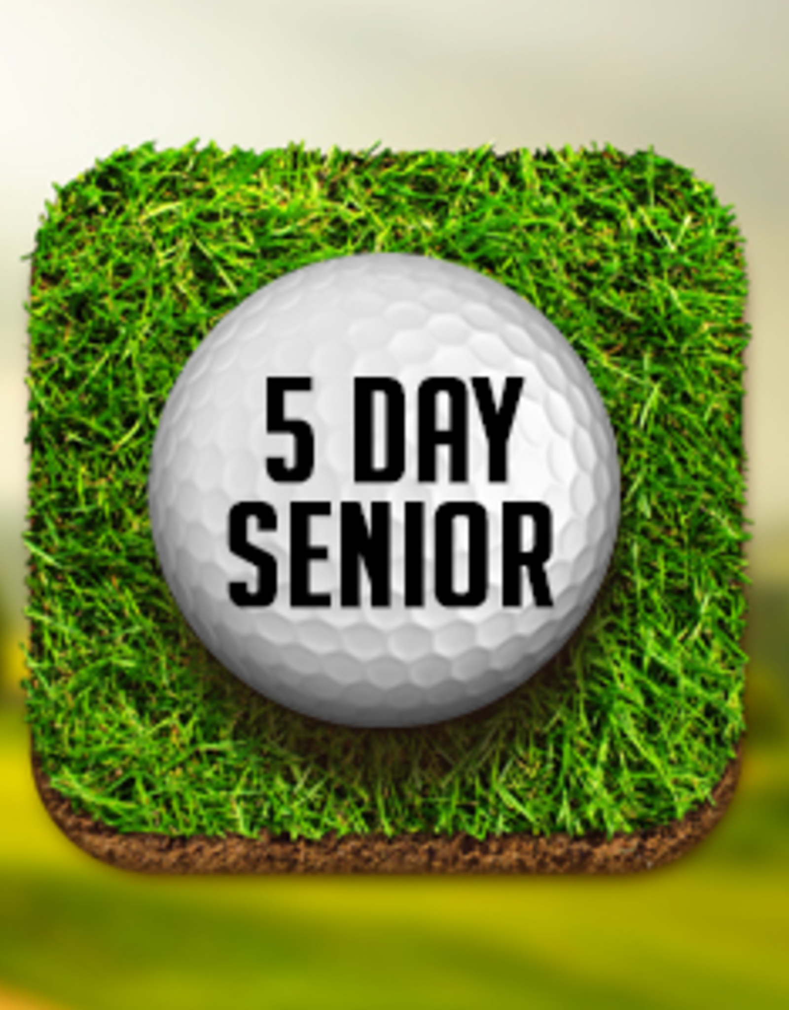 Senior 5-Day Golf Passholder (M-F/No Holidays)