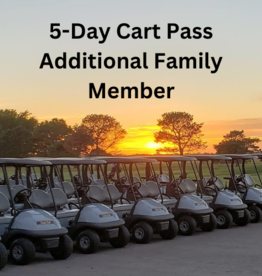Cart Pass-5 Day (per rider) Additional Family Member