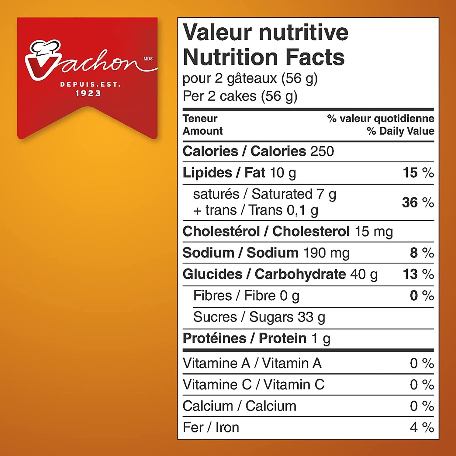 VACHON Ah Caramel! Cakes with Chocolatey Coating, Caramel and Creamy