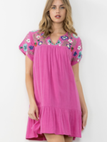 THML THML Flower Embroidered Dress