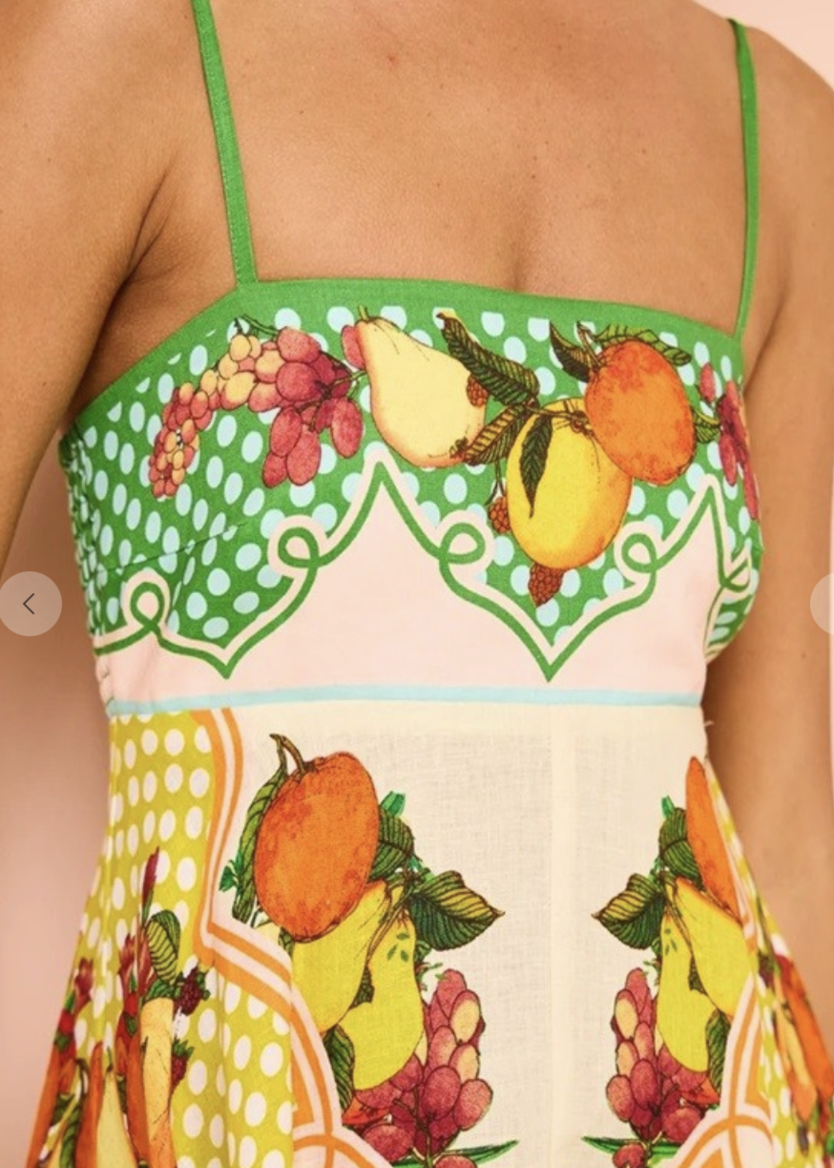 SU SU Fruit Print Long Dress