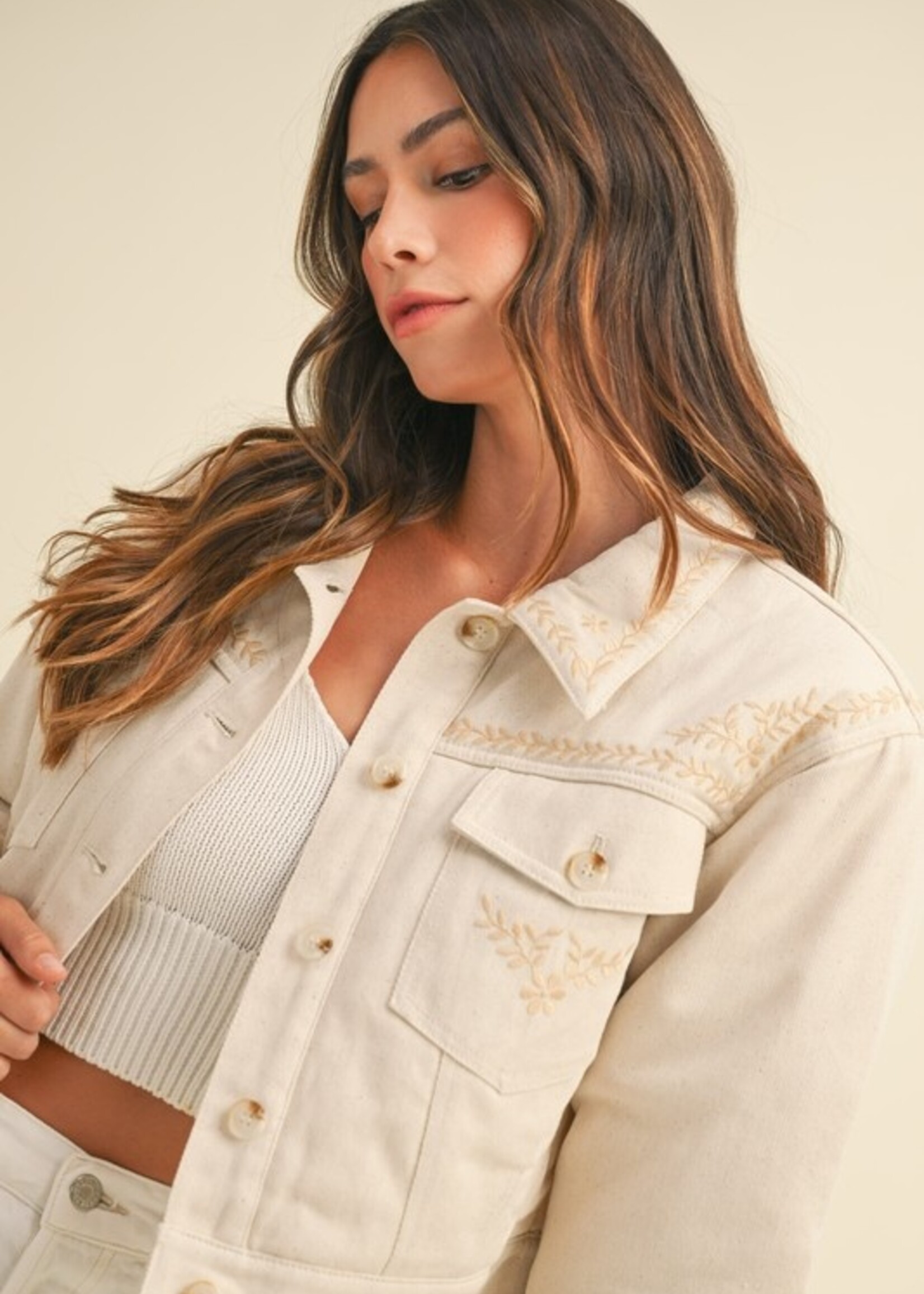 MBL MBL Embroidered Quilted Jacket