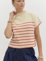 ETO ETO Stripe Knit Sweater