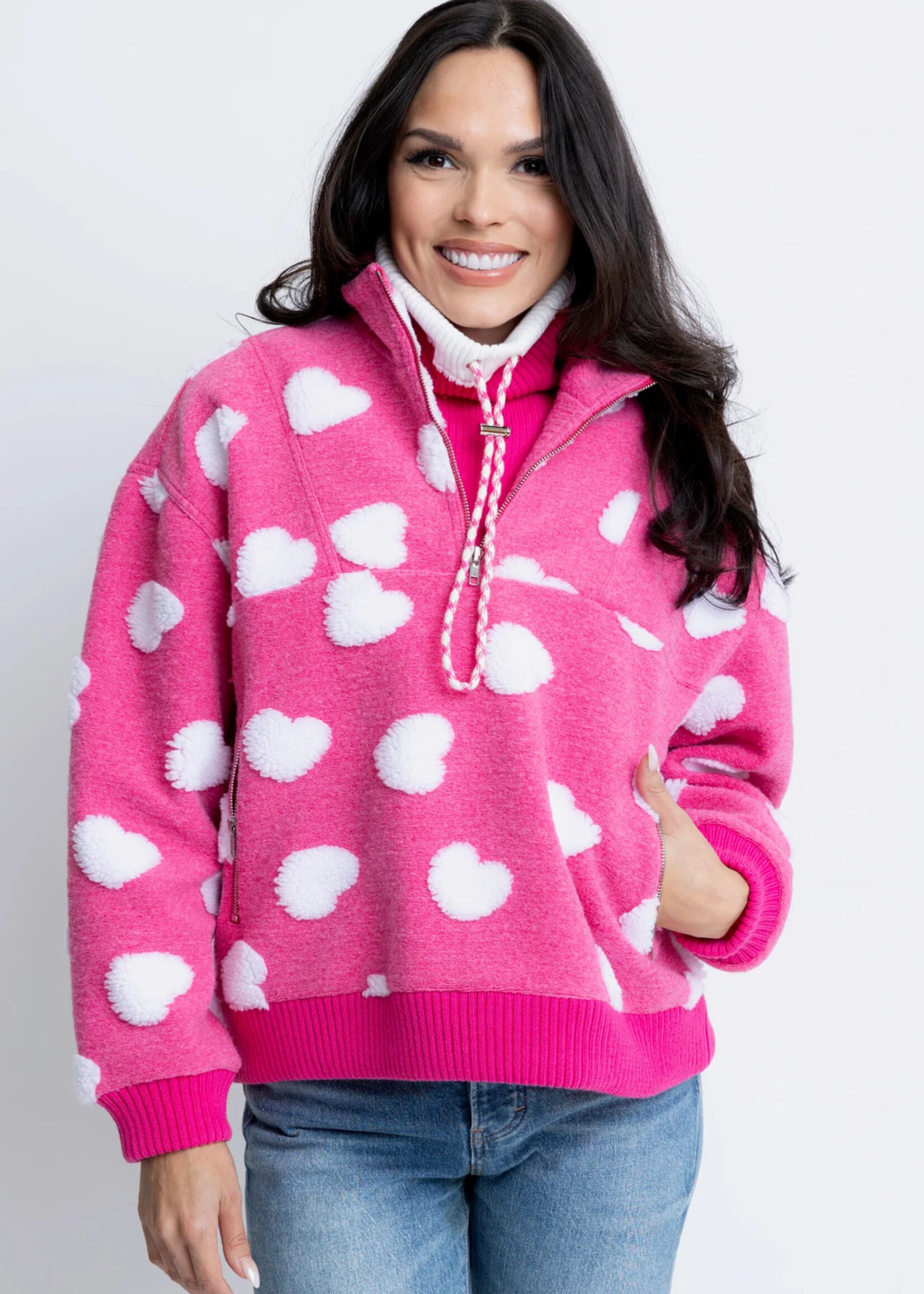 Karlie Karlie Heart Fleece Pullover