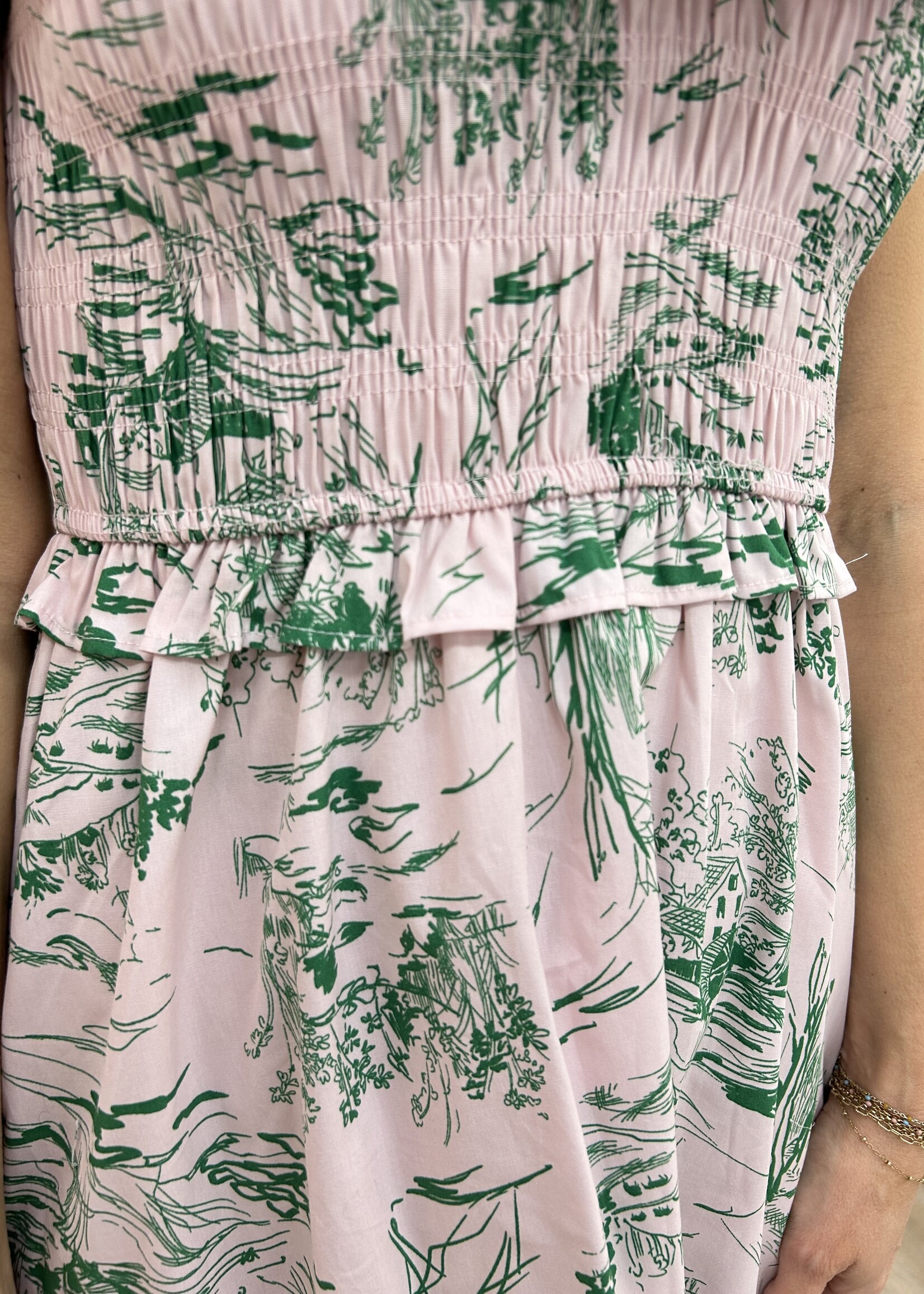 Meet Me In Santorini Meet Me Garden Reverie Short Dress