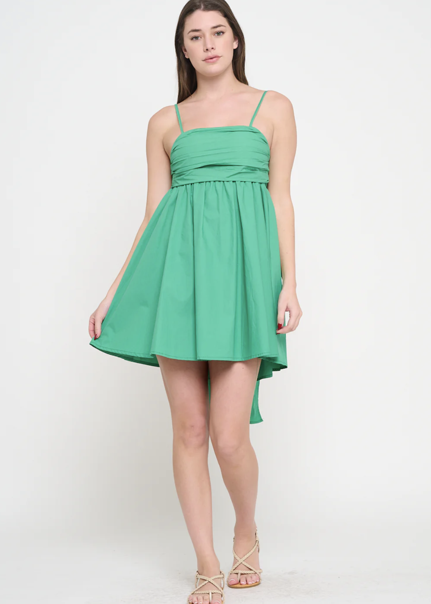 Meet Me In Santorini Meet Me Cycladic Leaf Short Dress